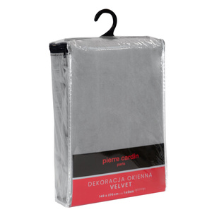 Zasłona 140 x 270 Dekoracyjna Pierre Cardin Sibel Szary