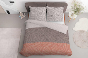 Bedding 140 x 200 2pc Asti Satin Cotton 5058A