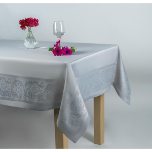 Tablecloth 85 x 85 Teflon Laura pattern 320 Gray
