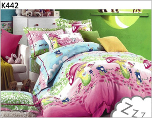 Cotton Satin Bedding No. K442 90x120 2 parts