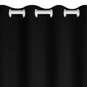 Zasłona 140 x 250 Blackout Przelotki Hold Czarny