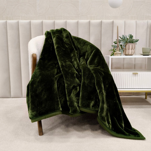 Blanket 160 x 200 Acrylic Solid Warm Yasemin 10