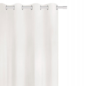 Zasłona 140 x 250 Dekoracyjna Velvet Soft Biały