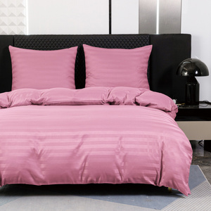 Bedding set 160 x 200 3 pcs Satin Stripes Ramiro 06