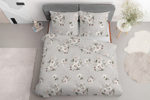 Bedding 220 x 200 3pc Asti Satin Cotton 5233B