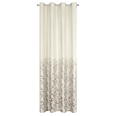 Zasłona 140 x 250 Welwet Przelotki Tori Krem