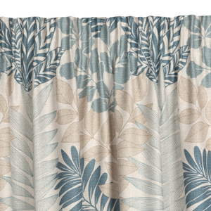 Curtain 140 x 270 Decorative Lenny Natur+Blue