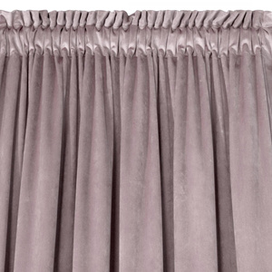 Curtain 135 x 270 Decorative Velvet Rosa Powder