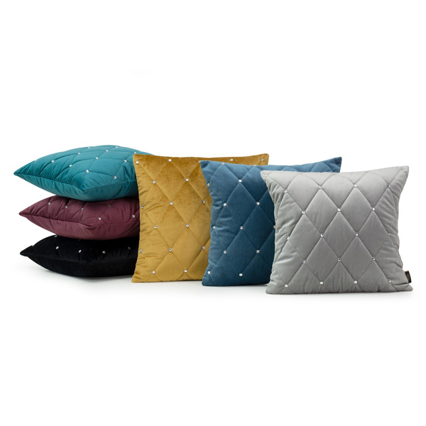 Poszewka 45 x 45 Dekoracyjna Velvet 37 Niebieski