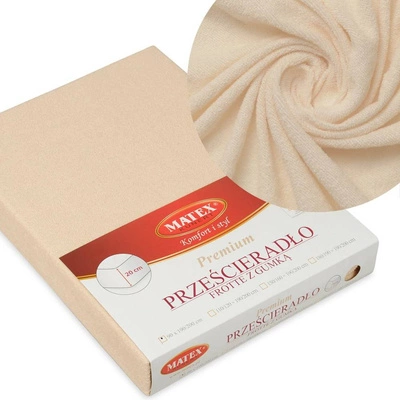 Prześcieradło 160 x 200 Frotte z Gumką PREMIUM 04