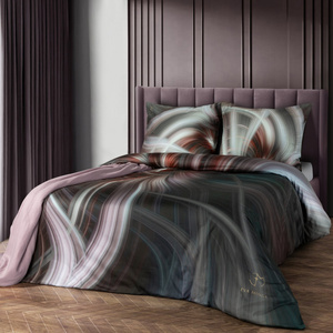 Pościel 160 x 200 3cz Makosatyna Eva Minge Sierra