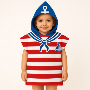 Ręcznik Kąpielowy 60 x 120 Kapturek Ponczo 54