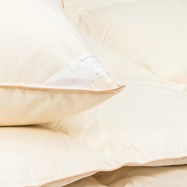 Poduszka 70 x 80 Natural Classic Pierze Krem