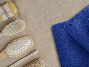 Towel 70 x 140 Cotton Bari 500g/m2 Blue