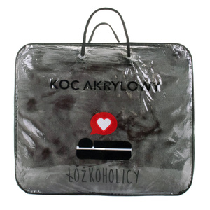 Koc 200 x 220 Akrylowy Jednolity Ciepły Yasemin 05