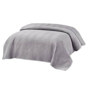 Bedspread 170 x 210 Herringbone Velvet Caden 02