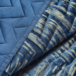 170 x 210 Decorative Velvet Bedspread Agata Pomegranate