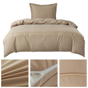 Pościel 140 x 200 2cz Gładka Z Haftem Lumera 13