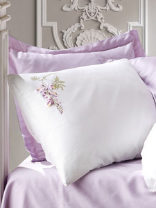 Bedding 200 x 220 6pcs Satin Embroidered 3D Omer 03