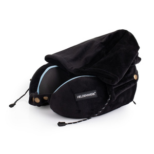 Rogal Memory Travel Pillow with Hood Comfy 02