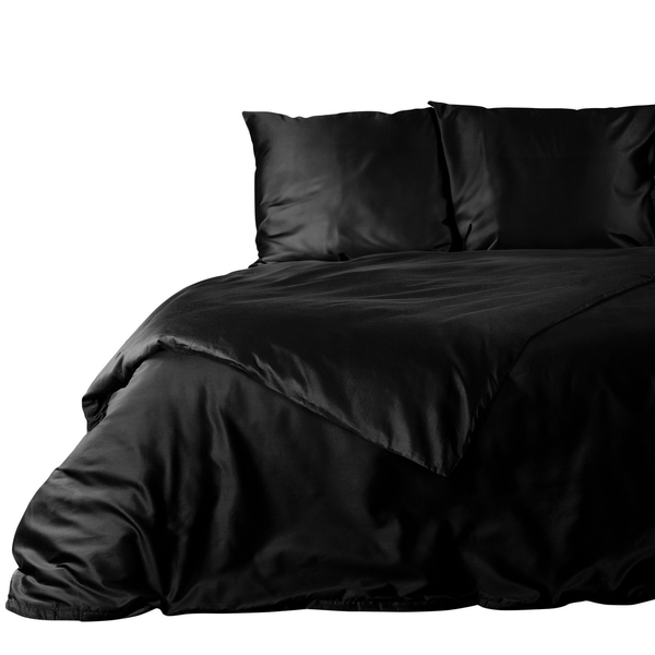 Satin bedding Nova3 Black 160x200NP 3 parts