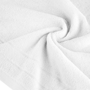 Towel 30 x 50 Cotton Damla 01 500 g/m2 White