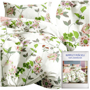 Bedding set 200 x 220 3 pieces Cotton Satin no. A1776