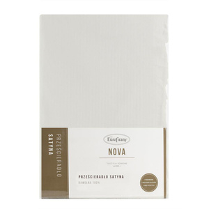 Prześcieradło 180 x 210 Makosatyna Nova Jasnoszary