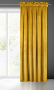 Curtain 140 x 270 Decorative Velvet Melanie Mustt