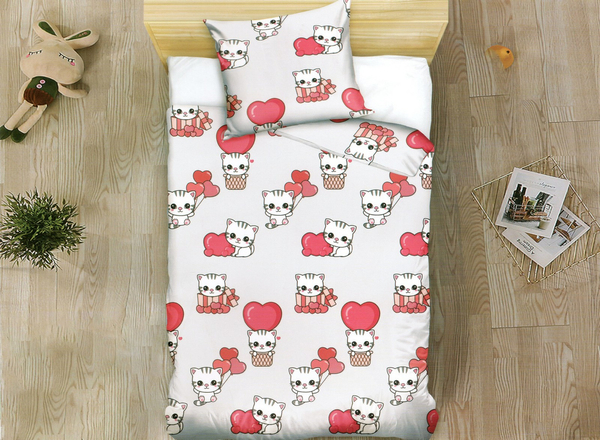 Pościel 140 x 200 2cz Satynowa Dalwin 1073