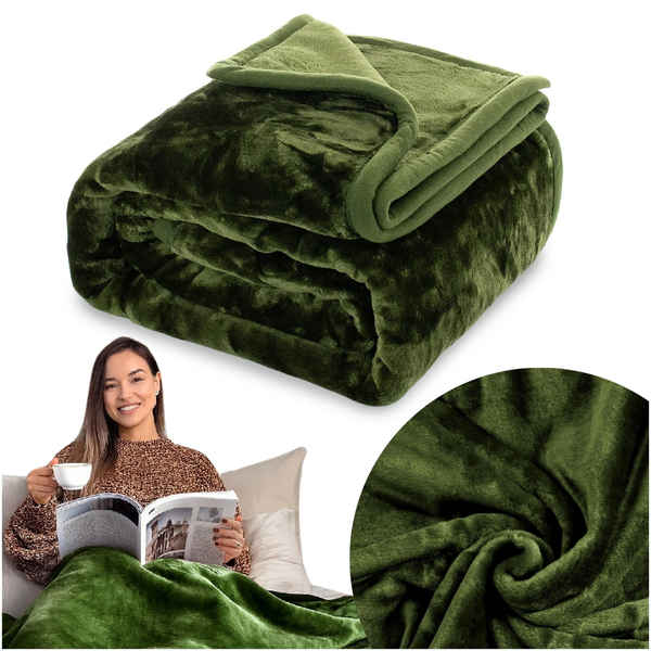 Blanket 200 x 220 Acrylic Uniform Warm Yasemin 10