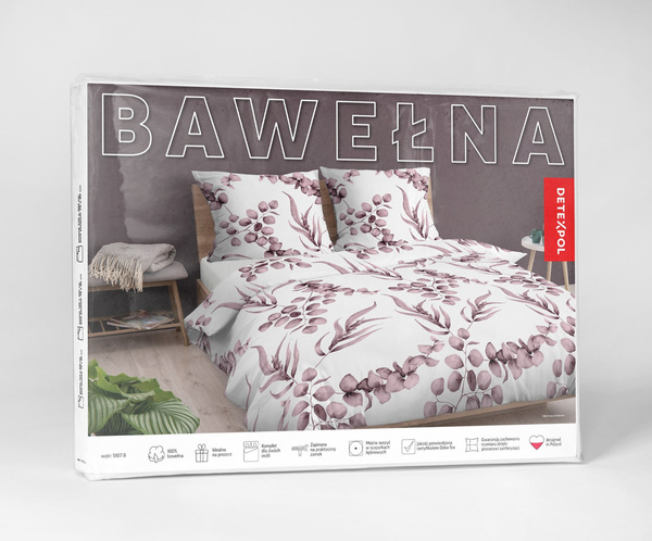 Pościel 220 x 200 3cz Vicenza Bawełna wz. 5107B