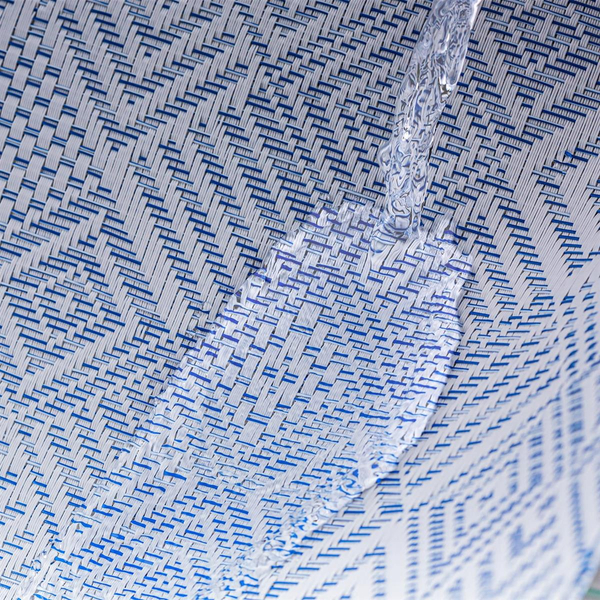 30 x 45 Decorative Geometric Blue Placemat