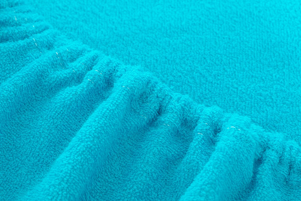 Terry sheet with elastic 011_D Turquoise 200x220