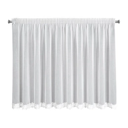 Firana 350 x 155 Dekoracyjna Gotowa Kaja Biały