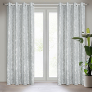 Curtain 140 x 250 Decorative Liren Silver Drawstrings