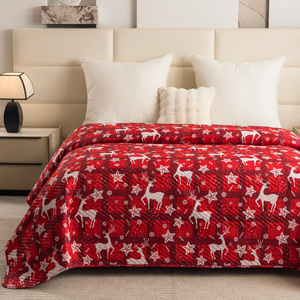 Narzuta 200 x 220 Tłoczona Świąteczna Levent 3231