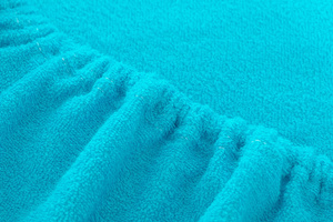 Terry sheet with elastic 011_D Turquoise 60x120