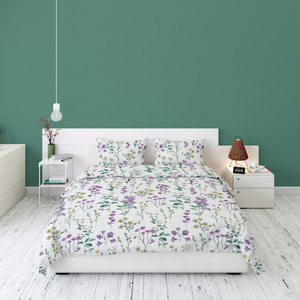 Bedding 220 x 200 3pc Flannel Cotton Laura 5634B