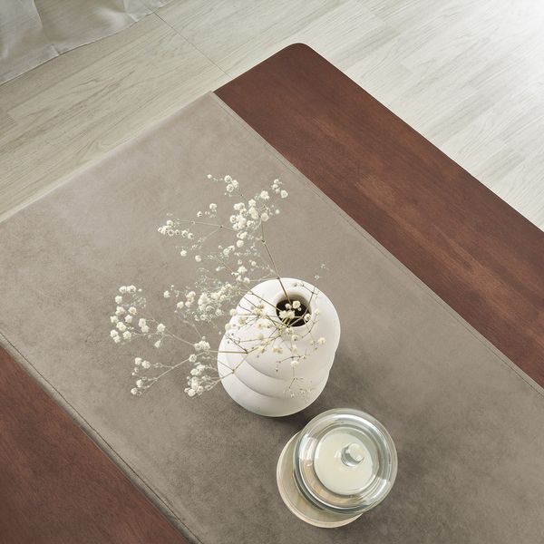 Bieżnik 60 x 120 Dekoracyjny Velvet Soft Beżowy