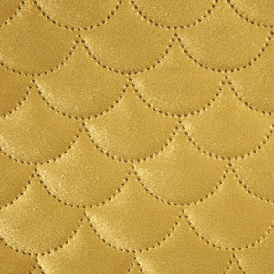 Bedspread 70 x 160 Decorative Quilted Pattern Ariel Mustard