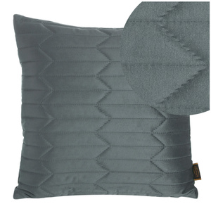 Velvet pillowcase Sofia/1 45 x 45 Dark Mint