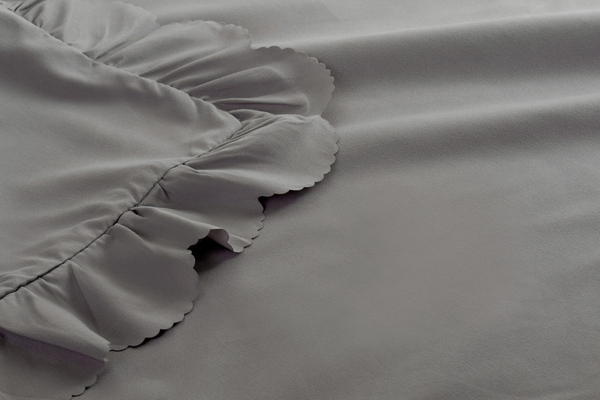 Pościel 200 x 220 3cz Satynowa z falbaną Nadir 03