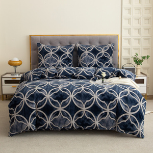 Bedding 200 x 220 3pc Microfiber Teddy Martino 3185