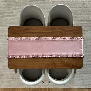 Table Runner 40 x 160 Decorative with Ruffles Ligia 05