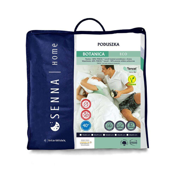 Poduszka 40x40 BOTANICA ECO Naturalna Lyocell