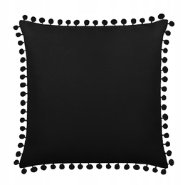 Poszewka 45 x 45 Dekoracyjna Fluffy Czarny