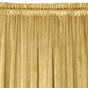 Pierre Cardini Tape Curtain 140 x 300 Mustard