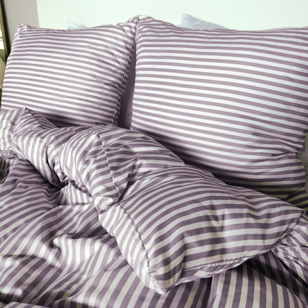 Pościel 140 x 200 2cz Mikrofibra w Pasy Eusebia Home 02