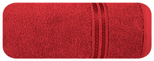 Ręcznik 50 x 90 Kąpielowy Bawełna Lori Czerwon